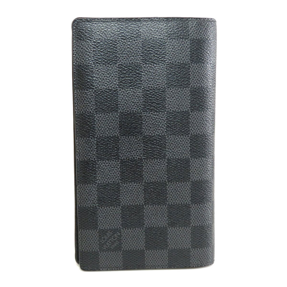 Louis Vuitton Portefeuille Columbus Canvas Damier Wallet Long Brown